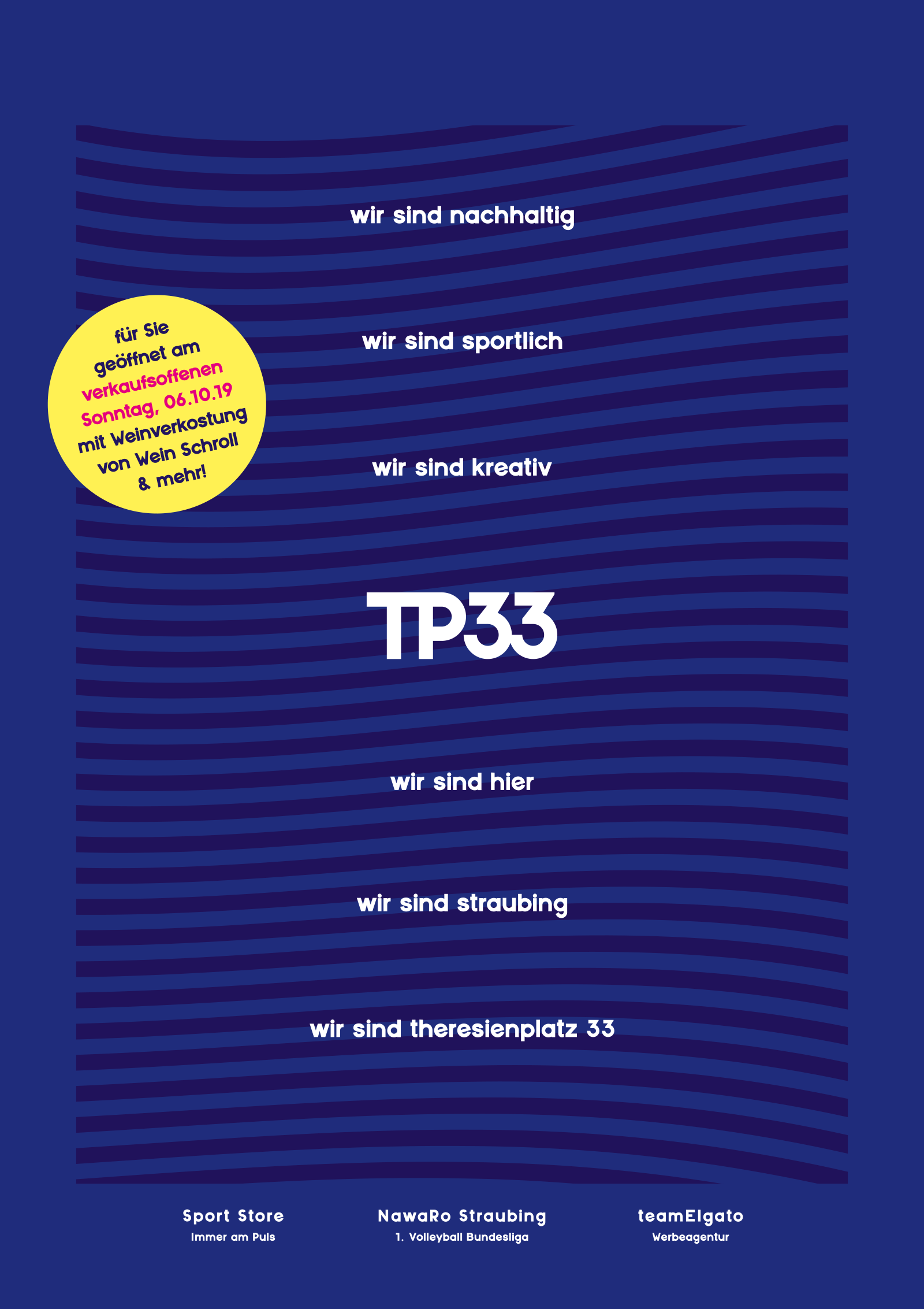 TP33 – Plakat "Theresienplatz 33"