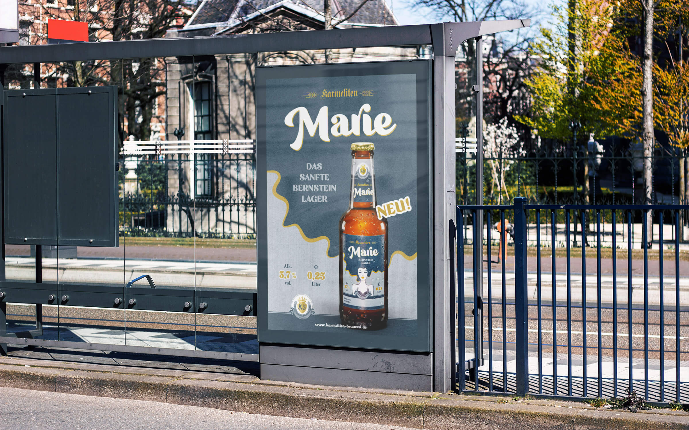 Karmeliten Brauerei – Marie Plakat