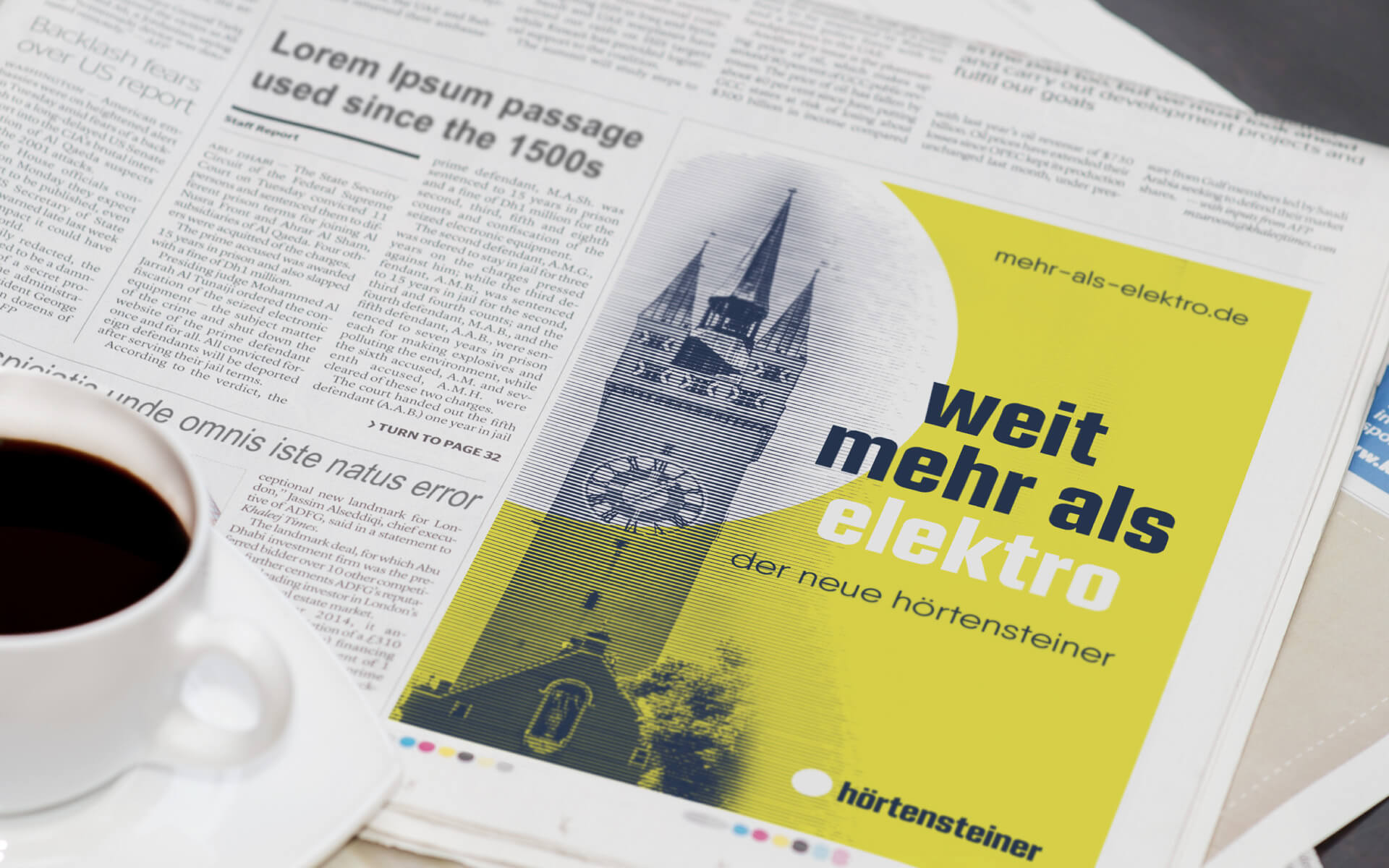 Elektro Hörtensteiner – Zeitungsanzeige